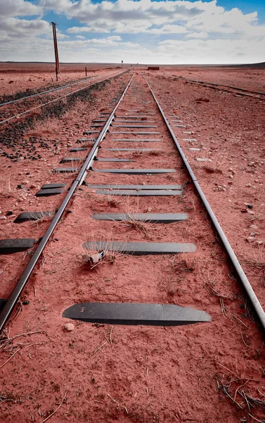 Voie ferrée abandonnée — Photo