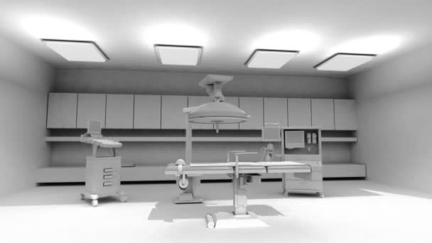 Hospital surgery operation room — Stock Video