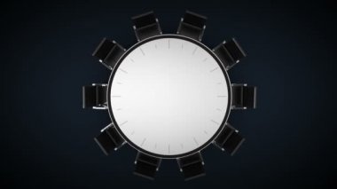 Konferans tablo değişiklikleri time izle, saat 3'te belirtilen. business Oda, Toplantı Salonu.