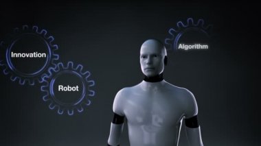 Anahtar kelime, Gelecek, Programlama, Algoritma, Yenilik, Robot cyborg 'un dokunduğu' ARTIFICIAL INTLIGENCES '