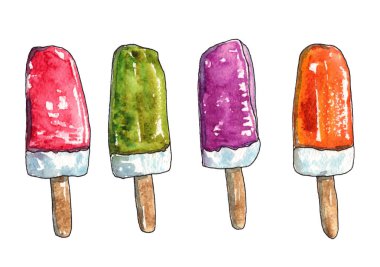 Dondurma suluboya tatlılar