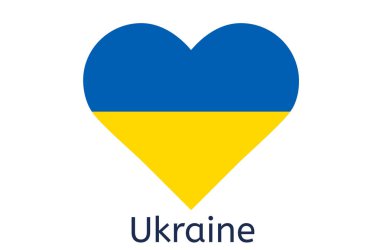 Ukrayna bayrak simgesi, Ukrayna ülke bayrağı illüstrasyonu