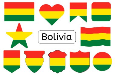 Bolivya bayrak simgesi, Bolivya ülke bayrak çizimi