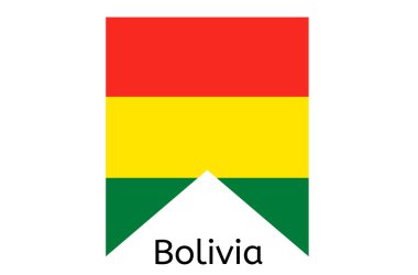Bolivya bayrak simgesi, Bolivya ülke bayrak çizimi