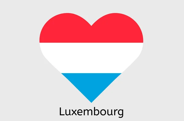 Icône Drapeau Luxembourgeois Illustration Vectorielle Drapeau Luxembourgeois — Image vectorielle