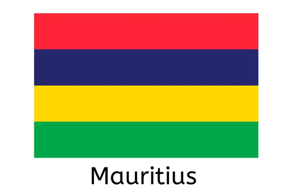 Mauritian bayrak simgesi, Mauritius ülke bayrak çizimi