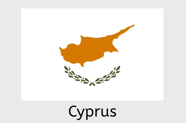 Кіпрський Прапор Ікона Зображення Прапора Кіпру — стоковий вектор