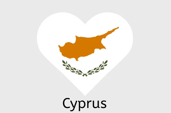 Kıbrıs Bayrağı Simgesi Kıbrıs Rum Kesimi Bayrağı Illüstrasyonu — Stok Vektör