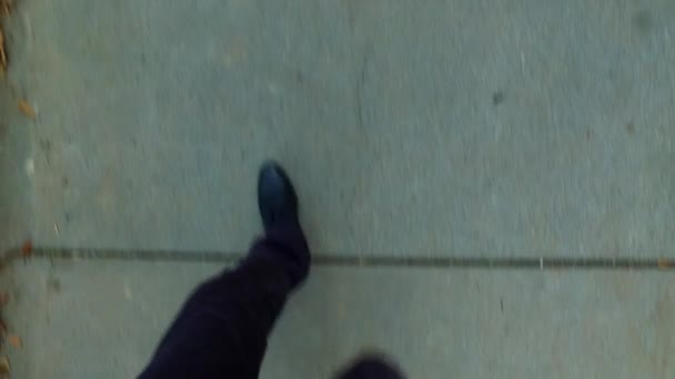 Pessoas Andando Rua — Vídeo de Stock