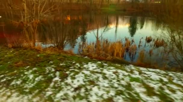 Річка Природа Навколо — стокове відео