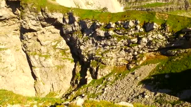 Nebezpečné Hory Letní Den Ideální Pro Lezení Pěší Turistiku Řízení — Stock video