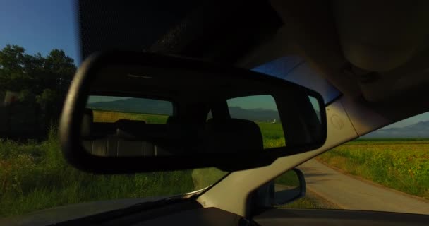 Observing Darkness Falling Car Interior — Video