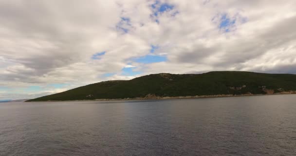 Meer Und Gewitterwolken — Stockvideo