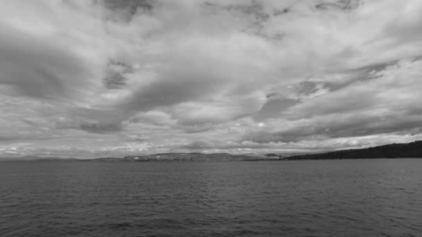 Nubes Mar Tormenta — Vídeos de Stock