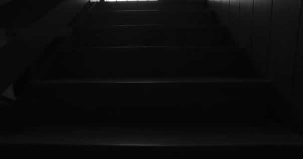 Karanlık Terk Edilmiş Oda — Stok video