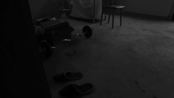 Dark Abandoned Room — 图库视频影像