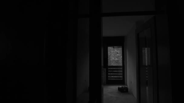 Dark Abandoned Room — Stok video