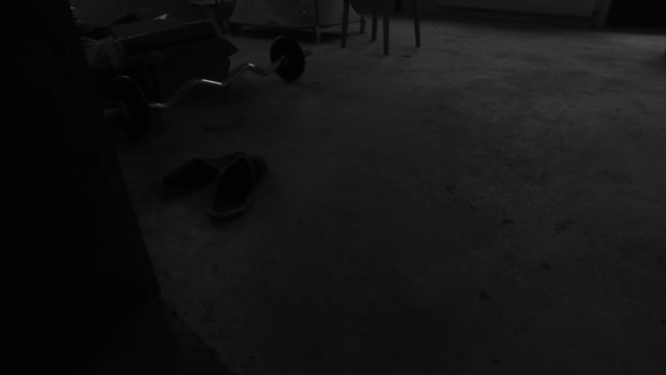 Dark Abandoned Room — 图库视频影像