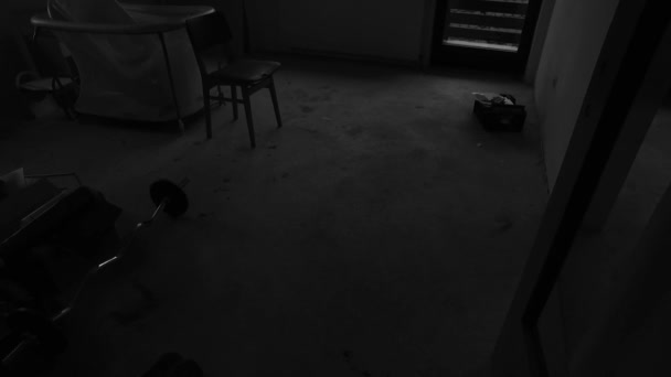 Dark Abandoned Room — Stock videók