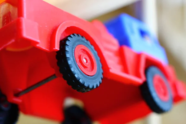 Red Child Fire Truck Toy — Stockfoto
