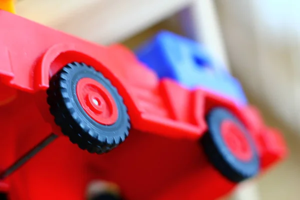 Red Child Fire Truck Toy — Stockfoto
