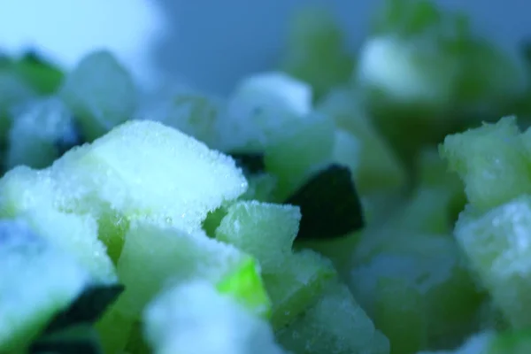 Frischer Grüner Salat Aus Nächster Nähe — Stockfoto