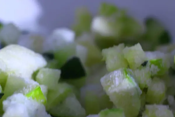 Frischer Grüner Salat Aus Nächster Nähe — Stockfoto