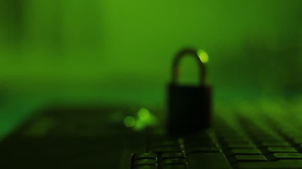 Conceito Segurança Internet Segurança Pessoal Segurança Dados Integridade Dos Dados — Vídeo de Stock
