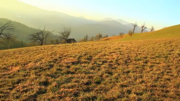 Hermosa Naturaleza Con Grandes Estructuras Montaña — Vídeo de stock