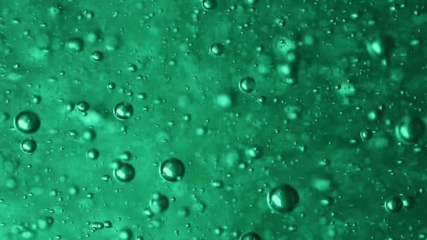 Bubbles Creating Moving Gel Super Macro Clip — Stock Video