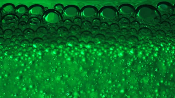 Bubbles Creează Deplasează Într Gel Super Macro Clip — Videoclip de stoc