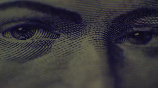 Rincian Uang Euro Dari Koin Sampai Uang Kertas Klip Makro — Stok Video