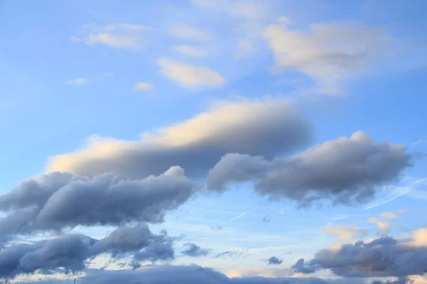Хмарний Пейзаж Різними Візерунками — стокове фото
