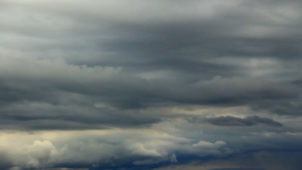 Nubes Intensas Cielo — Vídeos de Stock