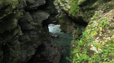 Nehir Abahsa Kanyonu. Martvili, Gürcistan