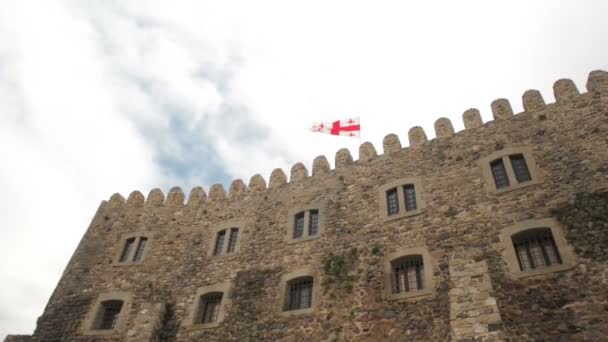 Castelo de Jakeli complexo castelo medieval em Akhaltsikhe, Castelo de Rabati, Geórgia. Castelo de Lomisa — Vídeo de Stock