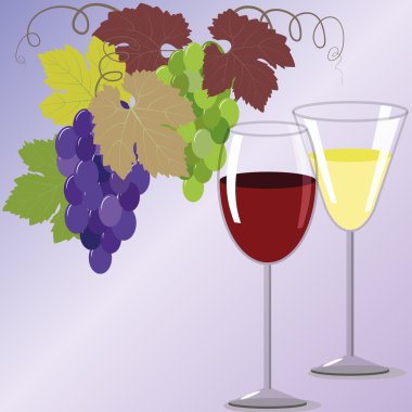 İki gözlük ve üzüm