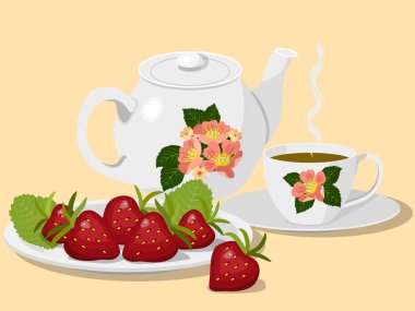 çay ve çilek
