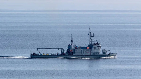 Gdynia Polen Mei 2019 Pools Oorlogsschip Oostzee Buiten Haven — Stockfoto