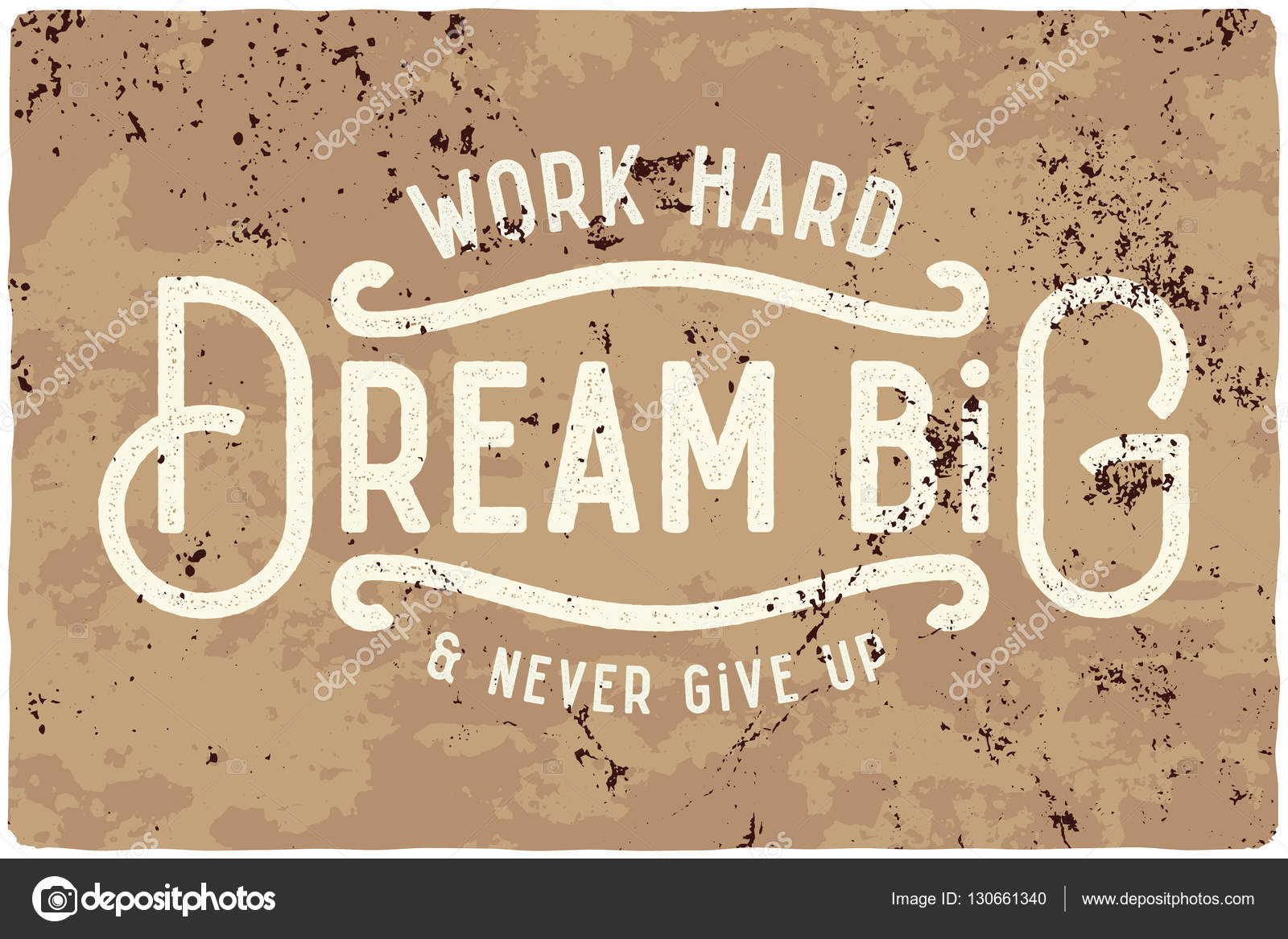 Download Vector: work hard dream big never give up | Work hard ...