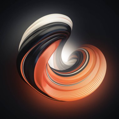 soyut pürüzsüz parlak renkler şekli