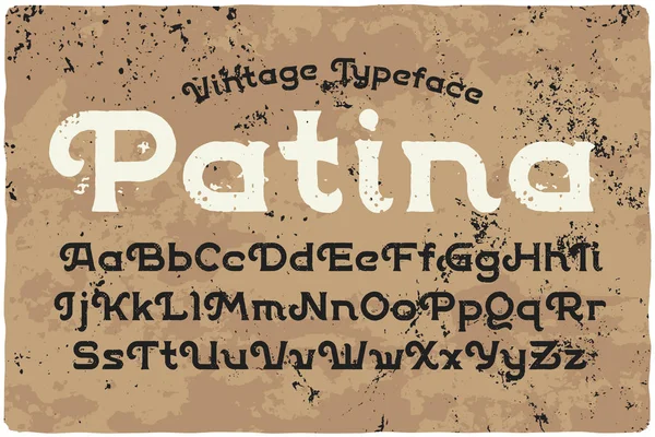 Kuvioitu vaikutus nimeltään "Patina " — vektorikuva