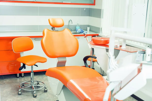 Dental modern office. Dentistry interior. Medical equipment. Dental clinic