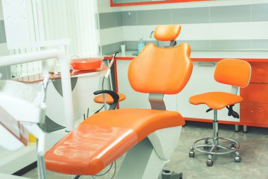 Diş modern ofis. Diş Hekimliği iç. Tıbbi malzeme. Diş Kliniği