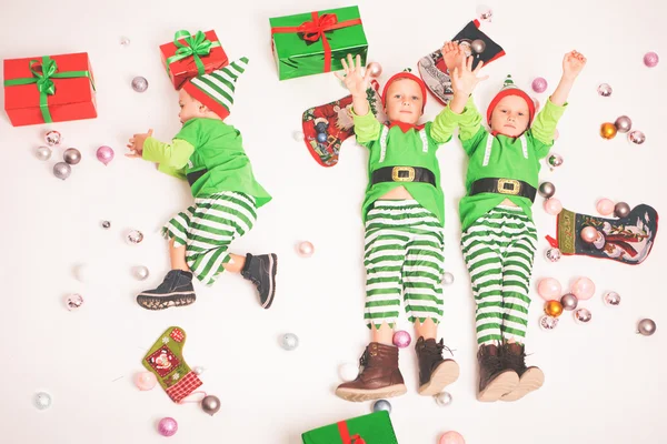 Feliz Natal de 2016. Sexta-feira negra. Miúdos giros. — Fotografia de Stock