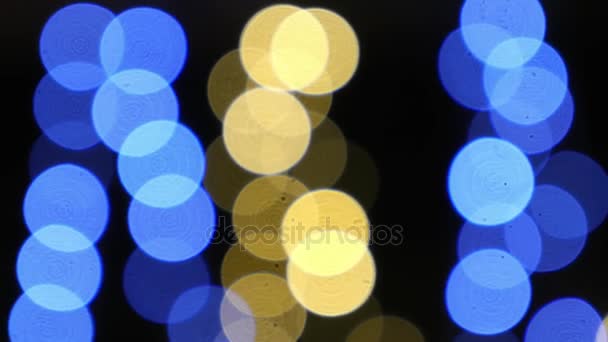 Abstrakt bakgrund av jul gyllene ljus bokeh. Nytt år — Stockvideo