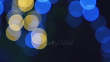 Arka plan Christmas Altın ışık bokeh. Yeni yıl