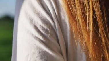 Moda saç modeli, güzel seksi kadınla görüntülerini makyaj