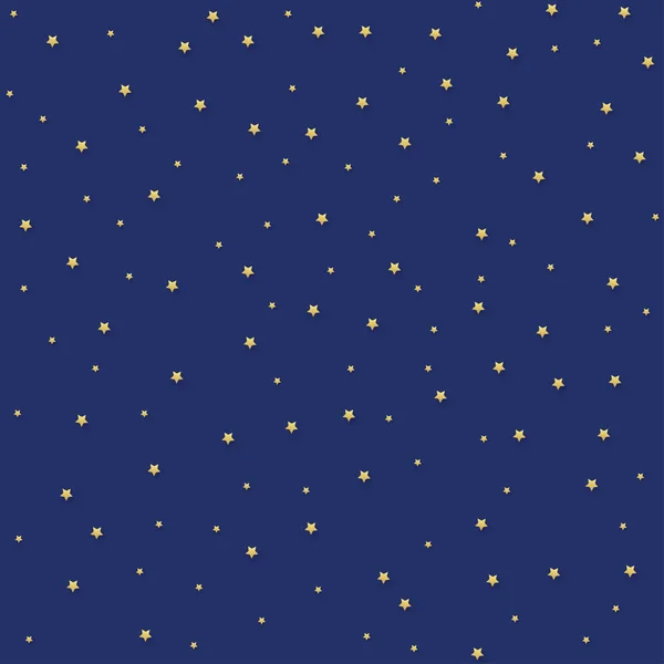 Gece gökyüzü ve yıldızlı desen 