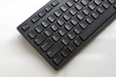 bir bilgisayar portre siyah klavye